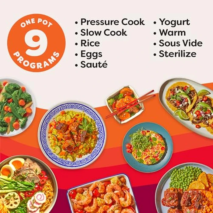 Instant Pot Duo Plus 9-in-1 Multicooker, Pressure Cooker, Slow Cook, Rice Maker, Steamer, Sauté, Yogurt, Warmer & Sterilizer, Includes App with Over 800 Recipes, Stainless Steel, 6 Quarts by Instant Pot - Image 4