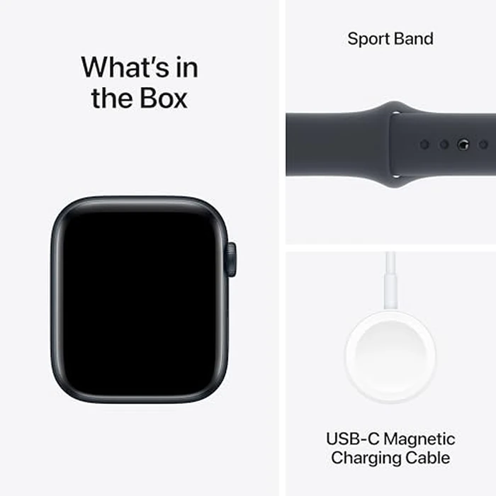Apple Watch SE (2nd Gen) [GPS 44mm] Smartwatch with Midnight Aluminum Case with Midnight Sport Band S/M. Fitness and Sleep Trackers, Crash Detection, Heart Rate Monitor, Retina Display by Apple - Image 6