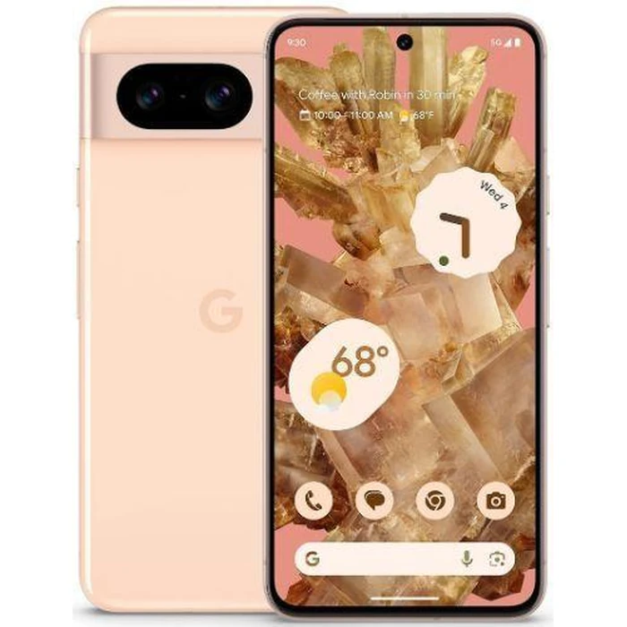 Google Pixel 8 (5G) - 128GB - Rose - Unlocked by Google - Refurbished - Good condition - US$278.99