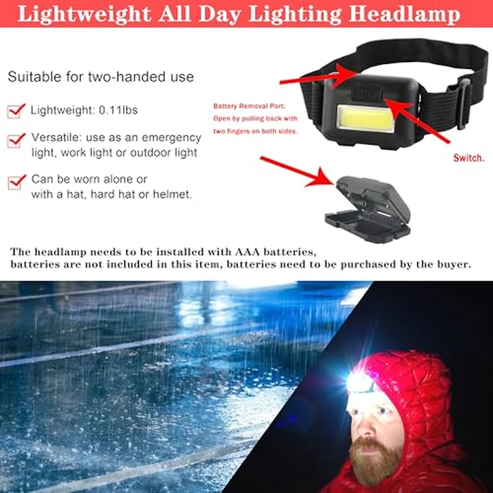 Car Emergency Roadside Tool Kit, Emergency Kits for Vehicles, Road Side Safety Assistance Kit ,With Jumper Cables for Car,Headlamp,Folding Shovel,Tow, Basic Automobile Road Side Kits for Men Women by LIANXIN - Image 4