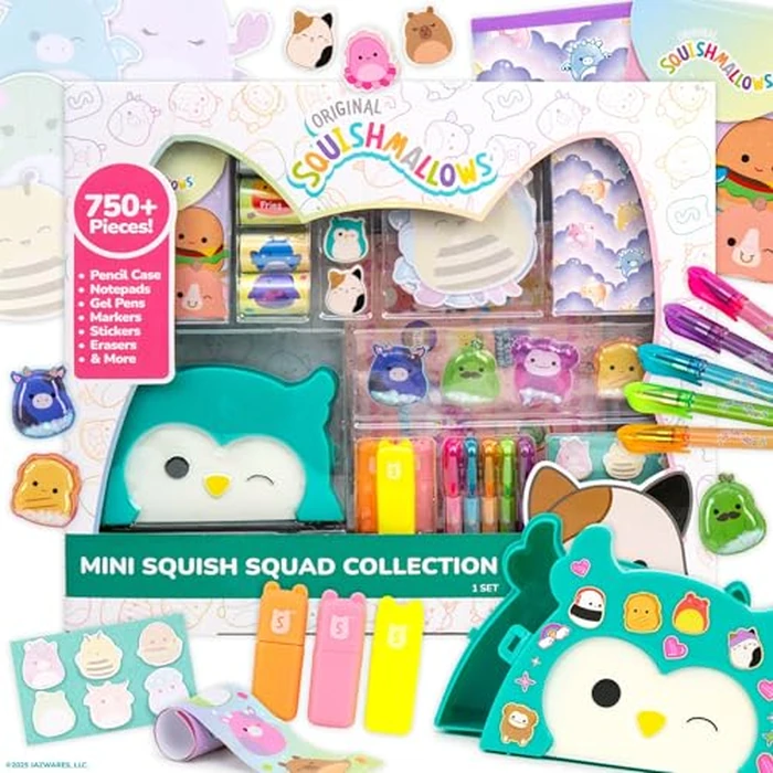 Original Squishmallows Mini Squish Squad Collection, Stationery Set, Over 750 Pieces by Squishmallows - Used - Good condition - CA$25.44