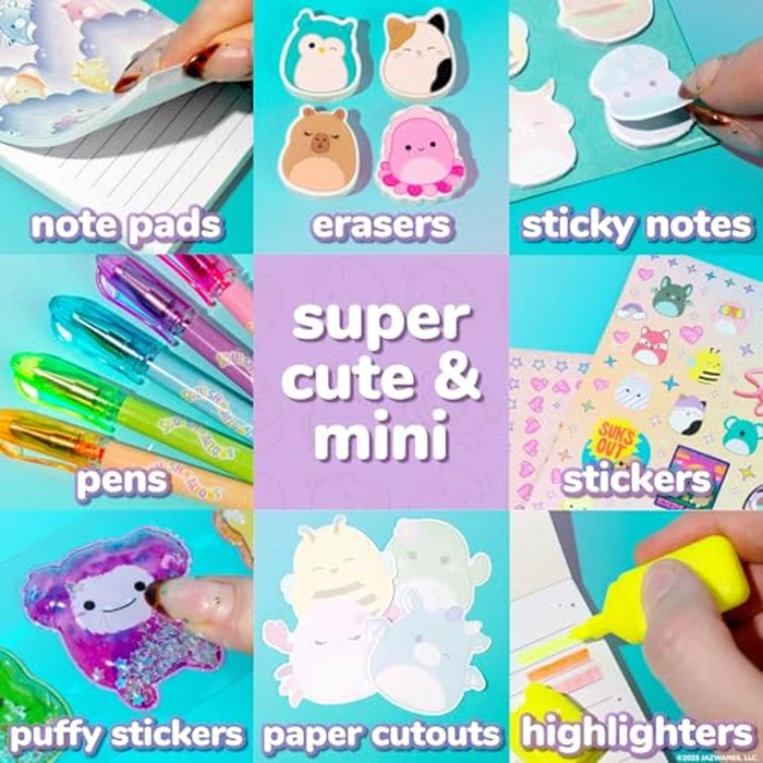 Original Squishmallows Mini Squish Squad Collection, Stationery Set, Over 750 Pieces by Squishmallows - Image 5