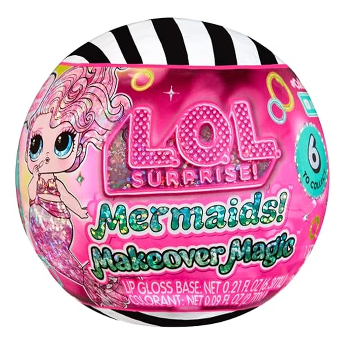 LOL Surprise Mermaids Makeover Magic Tots with DIY Wearable Lip Gloss Makeup for You and Your Doll, Fun Water Play, Gift for Kids Ages 4+ by L.O.L. Surprise! - Used - Like New condition - US$8.37