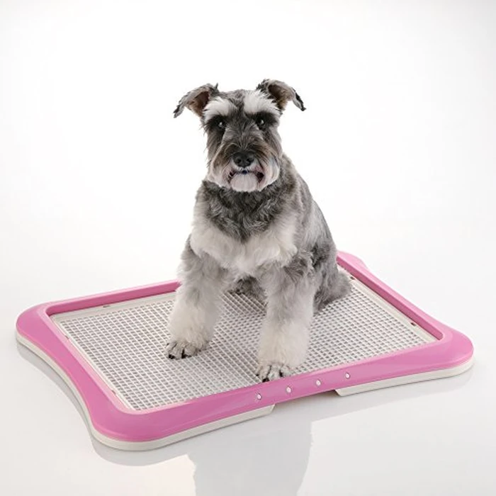 Richell Paw Trax Mesh Training Tray, Pink 25.2 x 18.9 x 1.6" | Richell Paw Trax Mesh Training Tray: Puppy Potty Pad Holder for Indoor Use, Anti-Chewing and Tearing, Ideal for Potty Training Puppies by Richell - Image 4