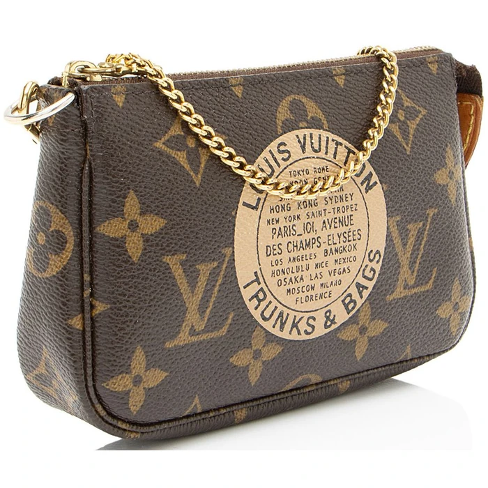 Louis Vuitton Limited Edition Monogram Canvas Trunks & Bags Mini Pochette Accessoires - Coated Canvas - Brown by Louis Vuitton - Image 2