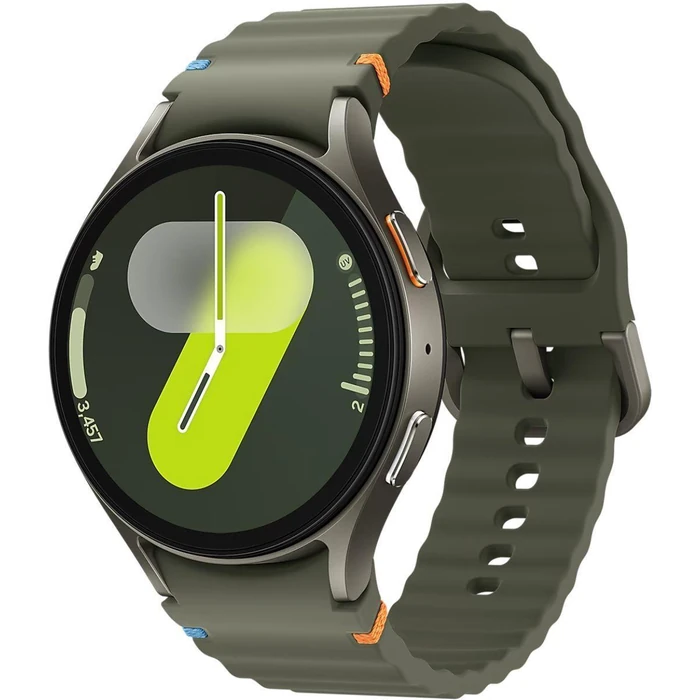 Galaxy Watch7 (Bluetooth) - 32GB - 40mm - Green Aluminum Case with Green Silicone Sport Band by Samsung - Image 3