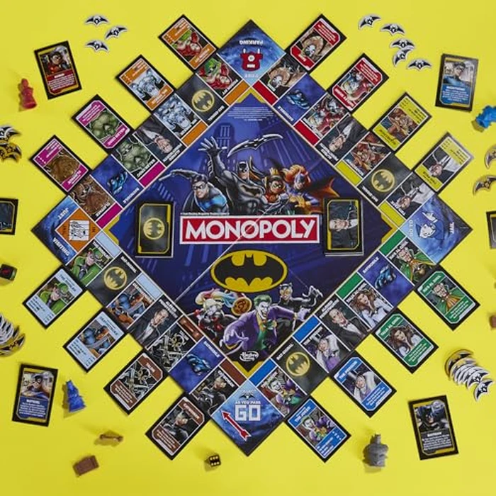 Monopoly Batman Edition Board Game | Monopoly Game for Batman Fans | Ages 8 and Up | 2 to 4 Players | Family Games | Strategy Games for Kids and Adults (Amazon Exclusive) by Hasbro Gaming - Image 3