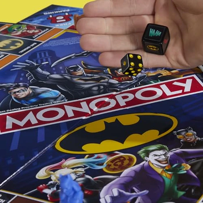 Monopoly Batman Edition Board Game | Monopoly Game for Batman Fans | Ages 8 and Up | 2 to 4 Players | Family Games | Strategy Games for Kids and Adults (Amazon Exclusive) by Hasbro Gaming - Image 4
