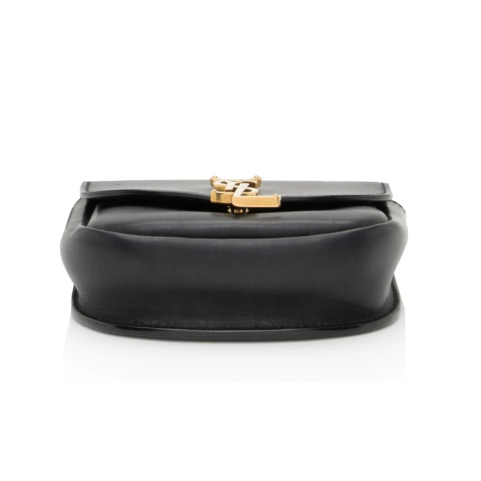 Saint Laurent Calfskin Monogram Kaia Mini Shoulder Bag - Calfskin - Black by Saint Laurent - Image 4