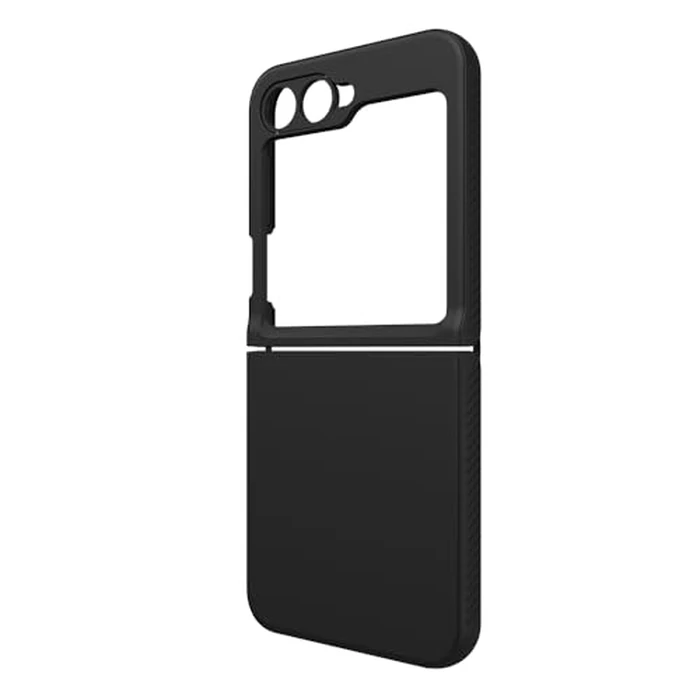 ZAGG Bridgetown Samsung Galaxy Z Flip7 FE/ Flip6 Case - Slim, Lightweight Folding Case, Military Grade Durability, Drop Resistant up to 10ft, Graphene Reinforced, Wireless Charging Compatible, Black by ZAGG - Used - Acceptable condition - US$10.55