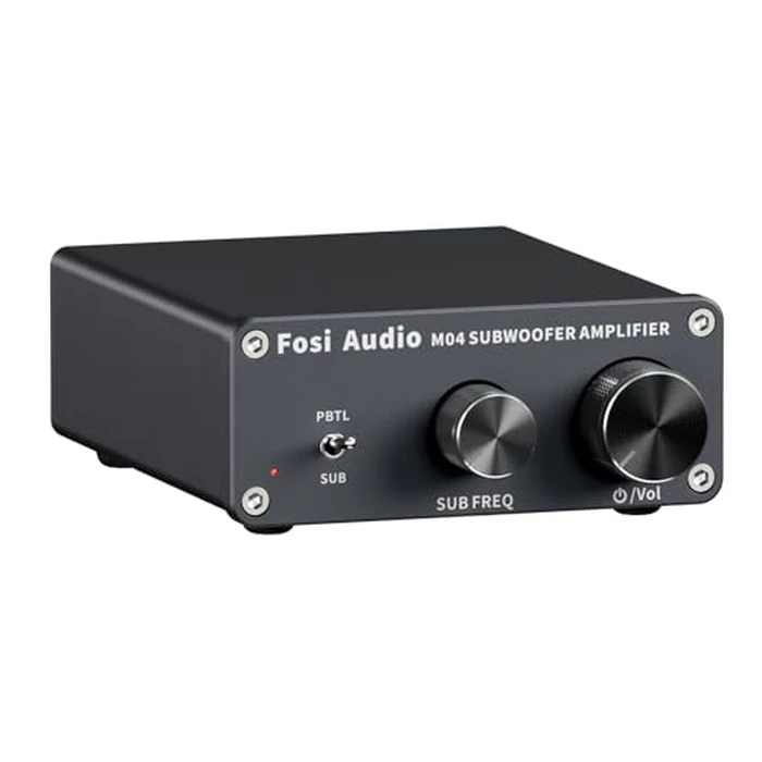 Fosi Audio M04 Subwoofer Amplifier for Home Theater Mono Channel Digital Class D Integrated Power Amp for Passive Speakers Subwoofer by Fosi Audio - Image 1