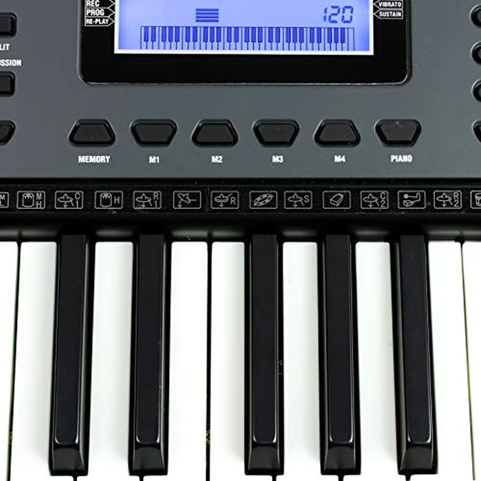 RockJam 61 Key Keyboard Piano with Pitch Bend, Power Supply, Sheet Music Stand, Piano Note Stickers & Simply Piano Lessons by RockJam - Image 4