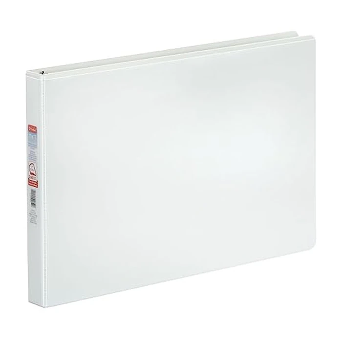 Cardinal Binders 3 Ring, 1 Inch D-Ring, ClearVue for 11 x 17 Inch Tabloid Documents, White, Holds 240 Sheets, Non-Stick Archival Safe, XtraLife Hinges, Customizable Cover for Office or Design Use by Cardinal - Image 4