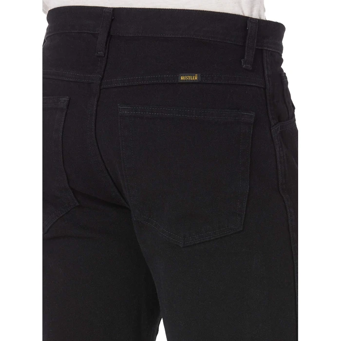 Rustler Men's Classic Regular Fit Jean,Coal Black,36W x 29L by Rustler - Image 7
