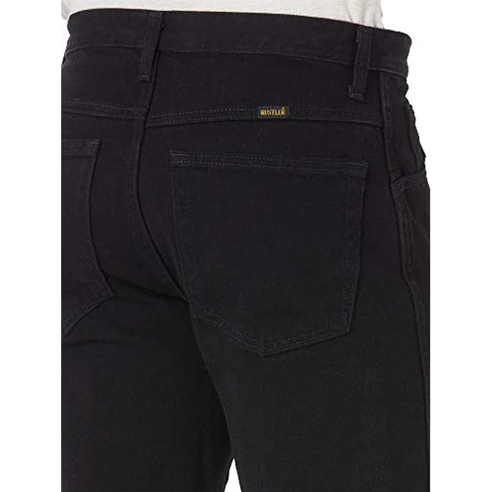 Rustler Men's Classic Regular Fit Jean,Coal Black,36W x 29L by Rustler - Image 8