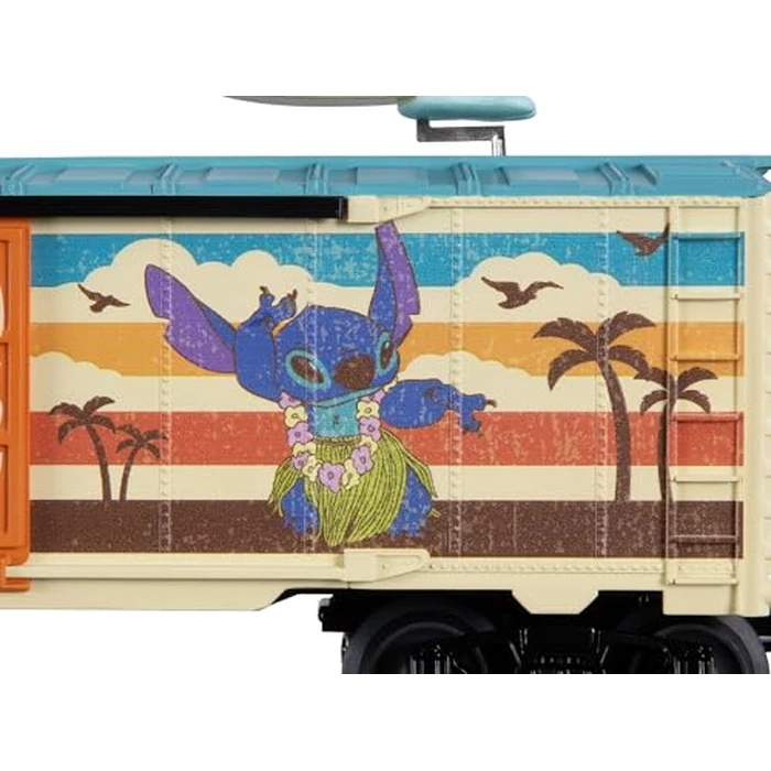 Lionel Disney Surfing Stitch Boxcar, O Gauge Model Train Car with Animated Moving Stitch Figure, Diecast Trucks, Operating Couplers, Ages 14+ by Lionel - Image 7