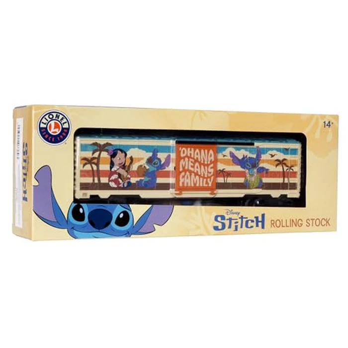 Lionel Disney Surfing Stitch Boxcar, O Gauge Model Train Car with Animated Moving Stitch Figure, Diecast Trucks, Operating Couplers, Ages 14+ by Lionel - Image 9