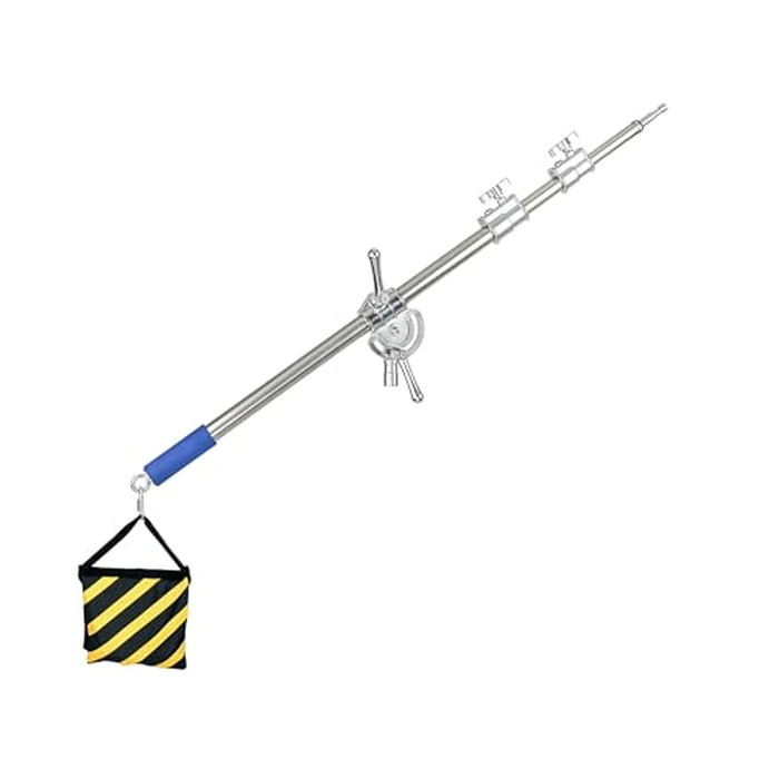 TENBEST Stainless Steel Heavy Duty Boom Arm Bar with Sand Bag for Professional Light Stand and C Stand by TENBEST - Used - Very Good condition - US$35.57