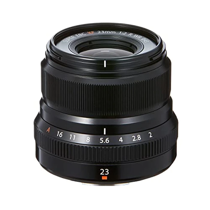 Fujifilm Fujinon Prime Lens XF23mm F2 R WR, Semi-Wide Lens for Fujifilm X Mount Cameras, Black by Fujifilm - Image 1