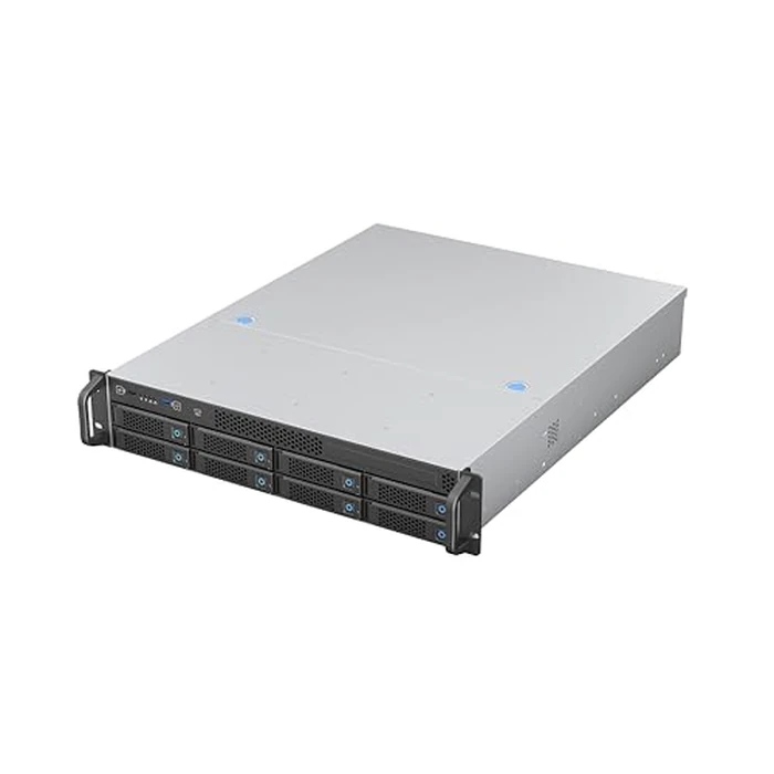 Rosewill 2U Rackmount Server Chassis | Supports up to 8 3.5" 12Gbps Hot Swap SATA/SAS | E-ATX Compatible | 2U/CRPS PSU | 3 x 8038 PWM Fan | USB 3.2 Type-C | RSV-H208 by Rosewill - Used - Very Good condition - US$238.13
