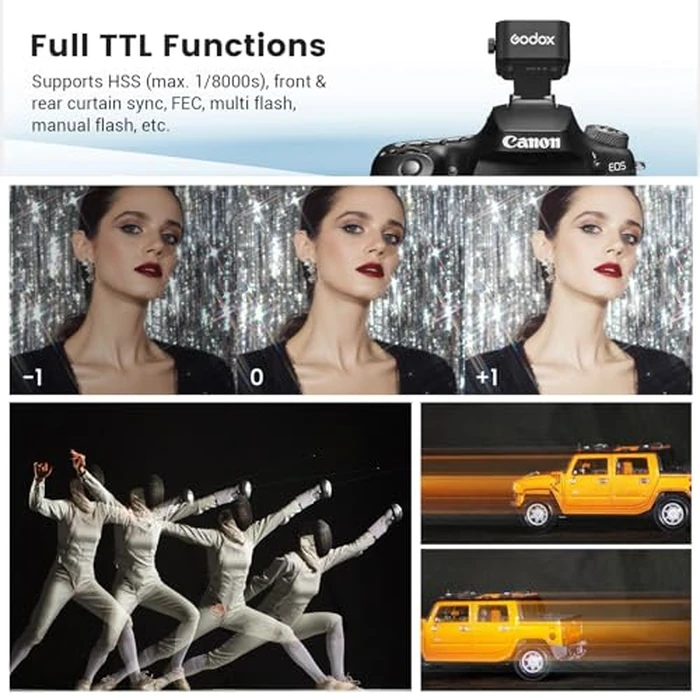 Godox X3 X3-C Flash Trigger for Canon, High-Definition OLED Screen, 1/8000s HSS TTL TCM Function, USB-C Charge Flash Transmitter, GODOX X3C X3 C Touchscreen Wireless Flash Trigger Transmitter by GODOX - Image 8