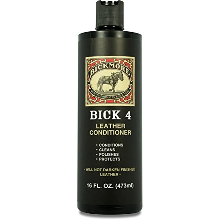 Bickmore Bick 4 Leather Conditioner and Leather Cleaner 16 oz - Will Not Darken Leather - Safe For All Leather Apparel, Furniture, Jackets, Shoes, Auto Interiors, Bags & All Other Leather Accessories by Bickmore - Used - Like New condition - US$16.03
