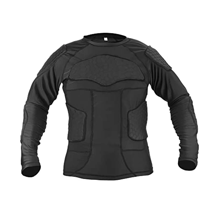 X AUTOHAUX Size L Bike Motorcycle Riding Protective Full Body Armor Jacket Thorax Back Backbone Protector for Skateboarding Skiing Black by X AUTOHAUX - Image 1