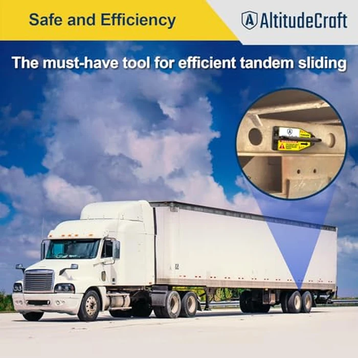 AltitudeCraft Tandem Slide Stopper for Semi Truck, Strong Magnetic Axle Stop Device for Dry Van & Refrigerator Trailer, Heavy Duty Carbon Steel Lock Pin Stopper, Semi Truck Accessories by AltitudeCraft - Image 2