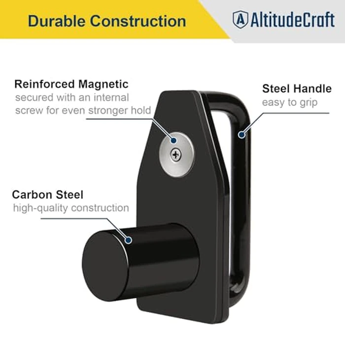 AltitudeCraft Tandem Slide Stopper for Semi Truck, Strong Magnetic Axle Stop Device for Dry Van & Refrigerator Trailer, Heavy Duty Carbon Steel Lock Pin Stopper, Semi Truck Accessories by AltitudeCraft - Image 5