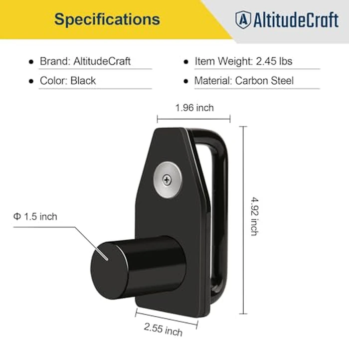 AltitudeCraft Tandem Slide Stopper for Semi Truck, Strong Magnetic Axle Stop Device for Dry Van & Refrigerator Trailer, Heavy Duty Carbon Steel Lock Pin Stopper, Semi Truck Accessories by AltitudeCraft - Image 9