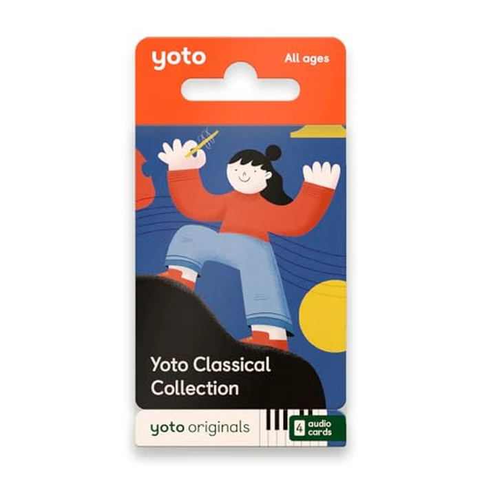 Yoto Classical Collection - 4 Kids Musical Audio Cards for Use with Player & Mini All-in-1 Audio Device, Educational & Screen-Free Listening with Relaxing Music for Naptime Bedtime & Winding Down by YOTO - Used - Acceptable condition - US$15.22