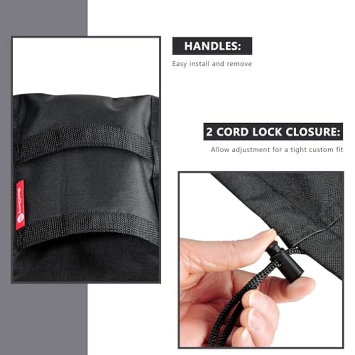 SheeChung Patio Furniture Covers Rectangular 110"L x 84"W x 28"H,Outdoor Sectional Sofa Couch Set Cover,Waterproof Garden Dining Table Chair Set Cover,Weather Resistant by SheeChung - Image 6