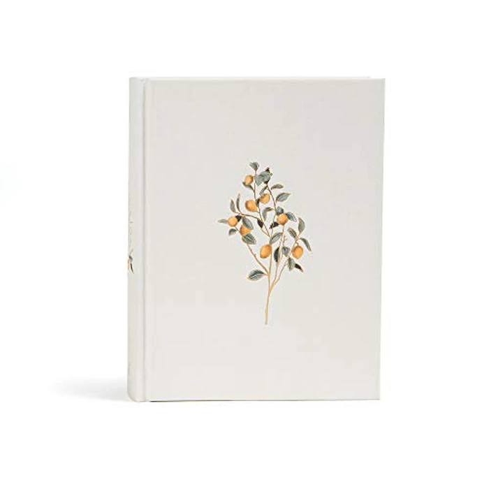 CSB Notetaking Bible for Women, Hosanna Revival Edition, Lemons Cloth Over Board, Black Letter, Single-Column, Journaling Space, Reading Plan, Easy-to-Read Bible Serif Type by Holman Bibles - Used - Like New condition - CA$58.74