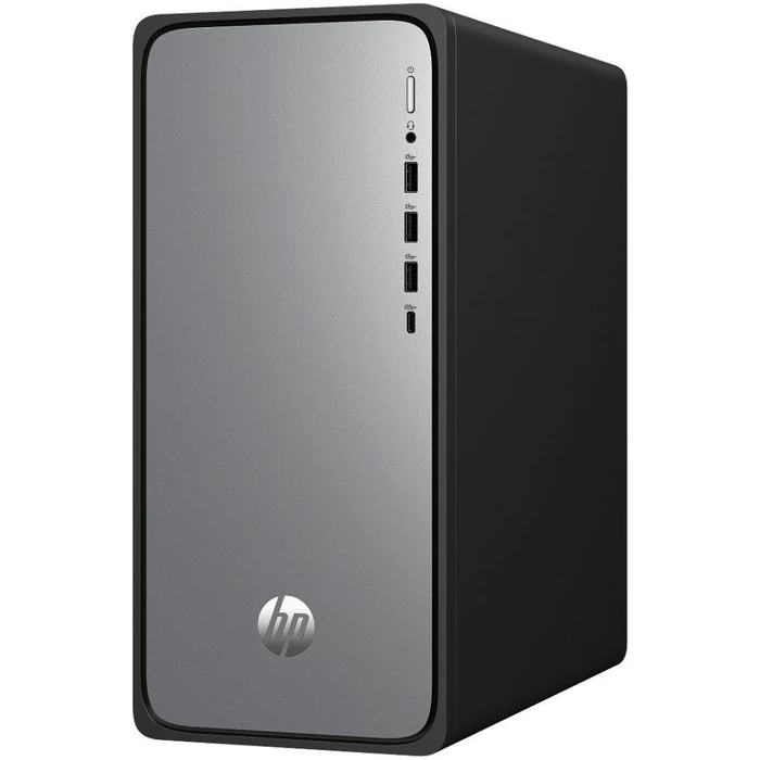 HP OmniDesk M02-0000t Desktop PC - Intel Core i3-14100 3.5GHz - 256GB - Meteor Silver/Jack Black - 8GB RAM by HP - Image 2