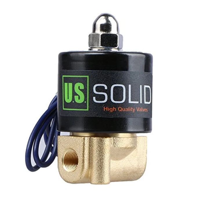 U.S. Solid 1/8" Brass Electric Solenoid Valve 12V DC Normally Closed NBR by U.S. Solid - Used - Like New condition - US$17.50