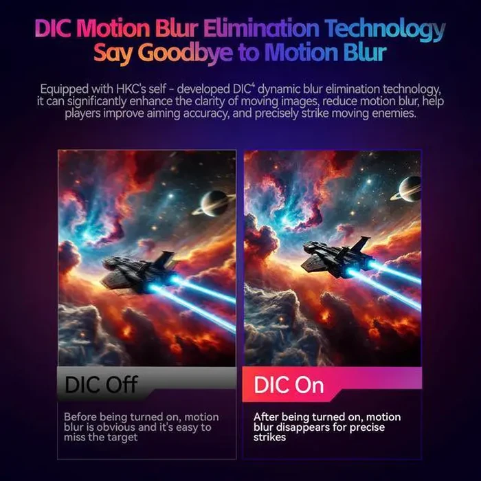 HKC 27" Dual Mode UHD 4K 160Hz Full HD 320Hz 1ms HDR1400 98% DCI-P3 90W DIC USB-C Mini LED Gaming Computer Monitor with Height Adjustable, Swivel, by HKC - Image 10