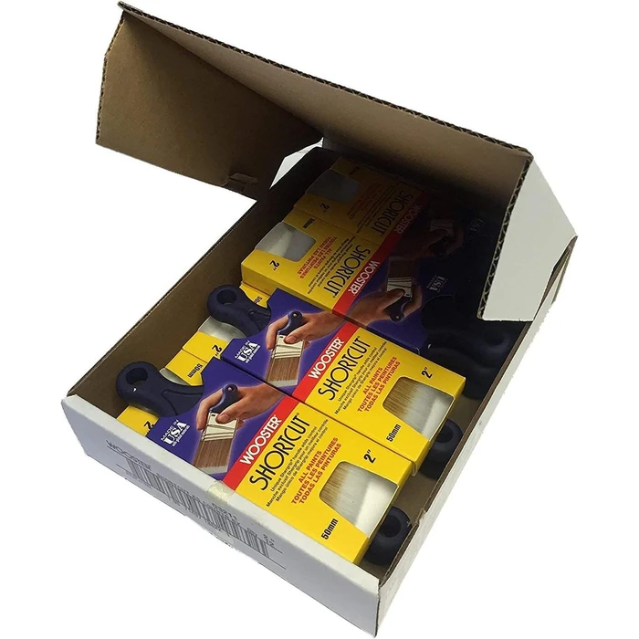 Wooster Brush Q3211-2 Shortcut Angle Sash Paint Brush 2-Inch (24 Pack) - Blue by Wooster Brush - Refurbished - Premium condition - US$134.03