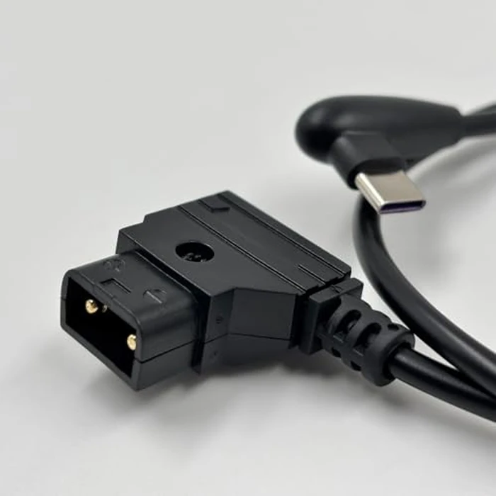D-Tap to USB C Type C Right Angle Power Cable Suitable for DJI SDR Transmission, DJI LiDAR Focus Motor, and Tilta Nucleus-N2 Focus Motor, V-Mount/Gold Mount Battery 12-16.8V Input, 23” by CableFair - Image 6