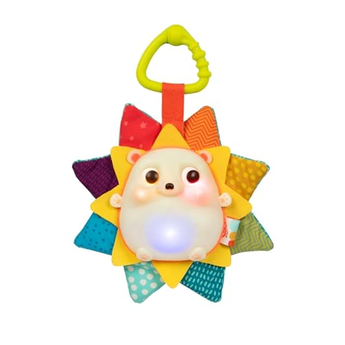 B. toys - Baby Musical Light - Up Hedgehog Toy with Lights & Sounds - Sensory Toy for Newborns, Babies - Music & Glowing Lights - RainGlow Buddy - 0+ Months by B. toys - Used - Like New condition - US$15.31