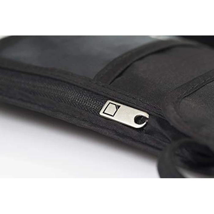 Lewis N. Clark Rfid Blocking Stash Neck Wallet, Travel Neck Pouch + Passport Holder for Women & Men - Black by Lewis N. Clark - Image 4