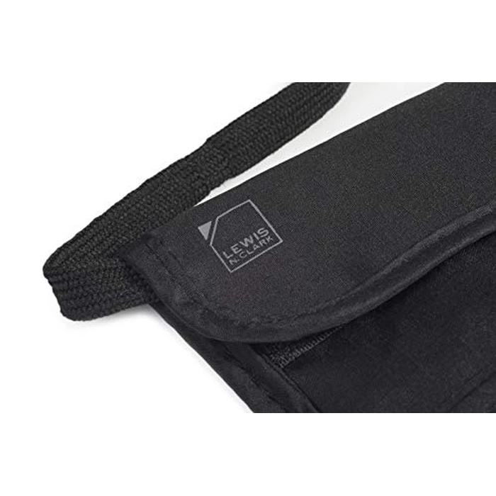 Lewis N. Clark Rfid Blocking Stash Neck Wallet, Travel Neck Pouch + Passport Holder for Women & Men - Black by Lewis N. Clark - Image 7