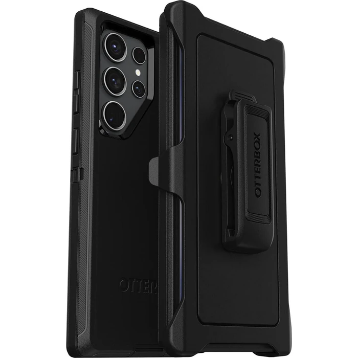 OtterBox Defender Series Phone Case & Holster for Galaxy S23 Ultra - Black by OtterBox - Refurbished - Brand New condition - CA$71.48