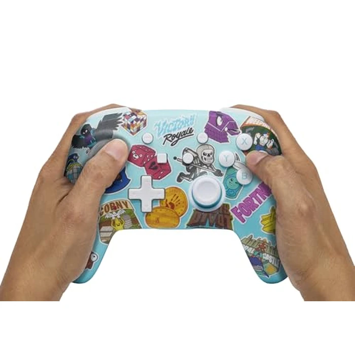 PowerA Enhanced Wireless Controller for Nintendo Switch/Switch 2 / Switch Lite/OLED Model - Fortnite Sticker Mania - Gamepad, game controller, Officially Licensed by PowerA - Image 2
