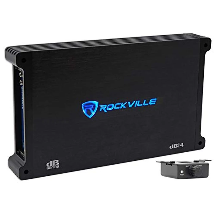 Rockville dB14 Mono Car Amplifier, 4000W, Class-D, Dyno-Certified, Subsonic Filter, EQ, Crossover, Bass Remote, Perfect for Subwoofers, and Car Audio by Rockville - Used - Like New condition