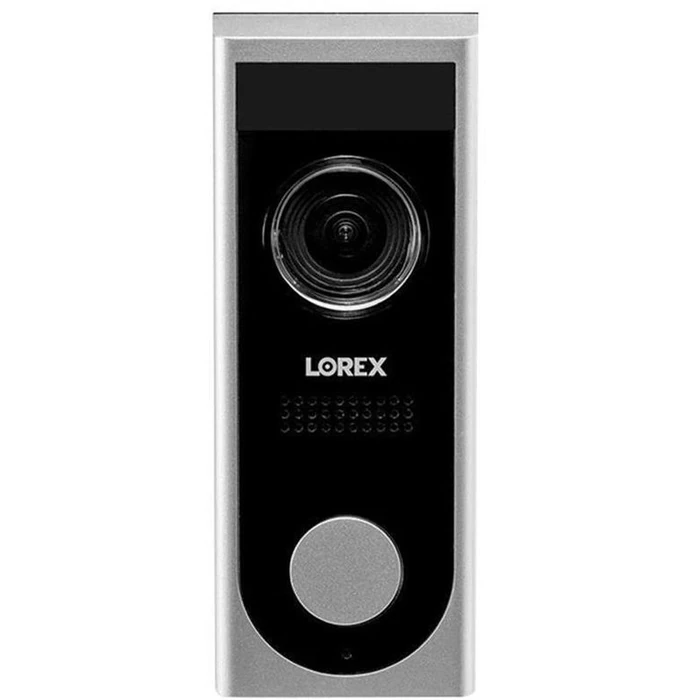 Lorex LNWDB1 1080p High-Definition Wi-Fi Video Doorbell - Silver/Black by Lorex - Refurbished - Acceptable condition