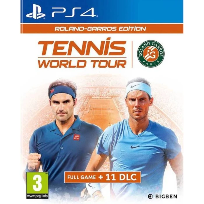 Sony PS4 Tennis World Tour: Roland-Garros Edition Video Game - Blue by Sony - Refurbished - Acceptable condition - US$354.99