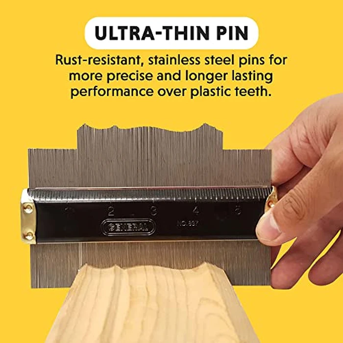 General Tools Contour Gauge 837 - 6" Angle Finder Tool for Home Improvement - Gadgets for Men by General Tools - Image 3