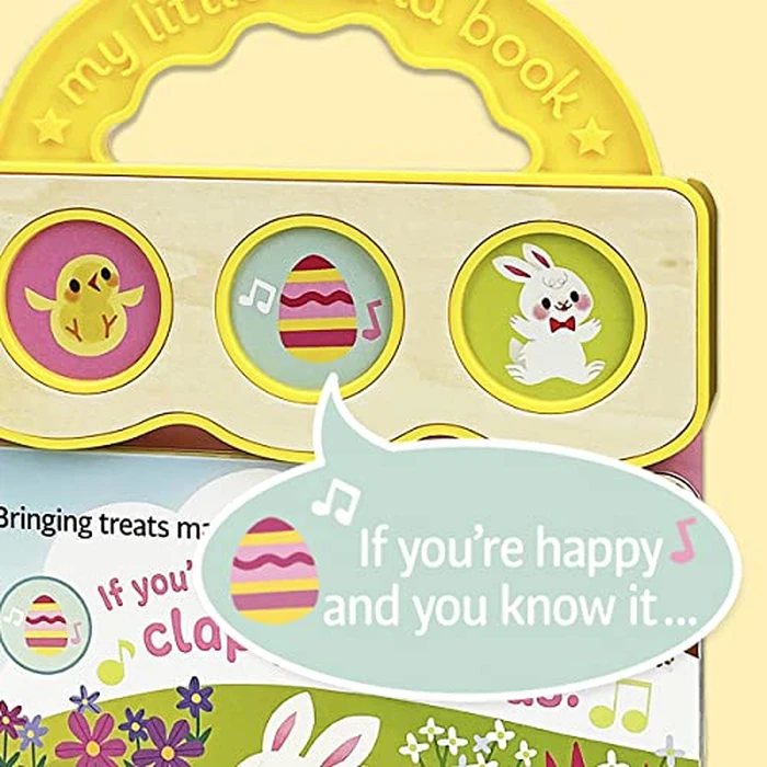 Happy Easter, Bunny! 3-Button Sound Board Book for Babies and Toddlers by Cottage Door Press - Image 4