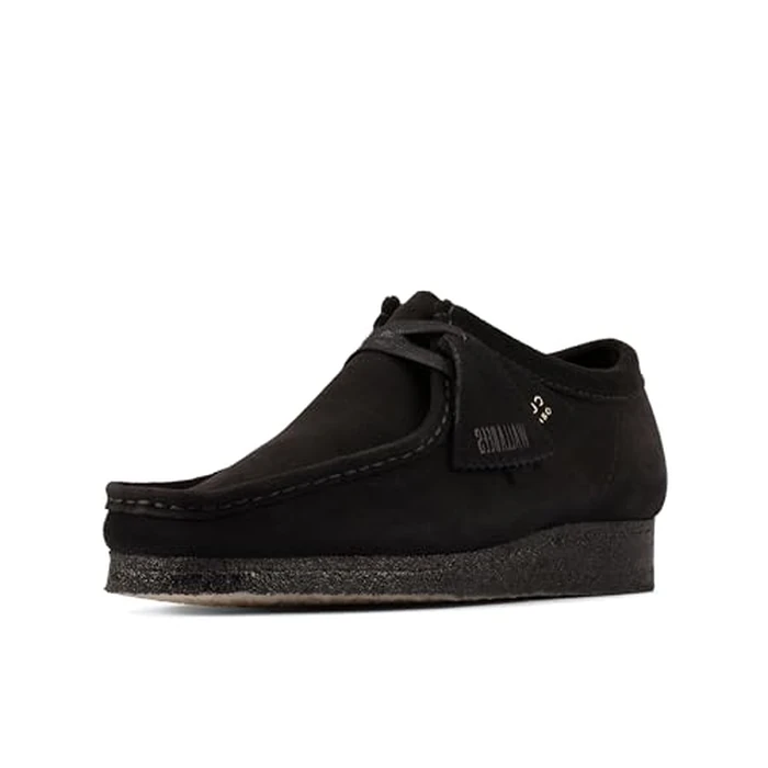Clarks Women's Wallabee. Oxford, Black Suede, 8.5M by Clarks - Used - Very Good condition