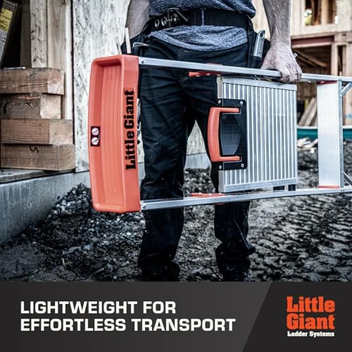 Little Giant Ladder Systems Flip-N-Lite, 5-Foot, Stepladder, Aluminum, Type 1A, 300 lbs Rated (15273-001) by Little Giant - Image 2